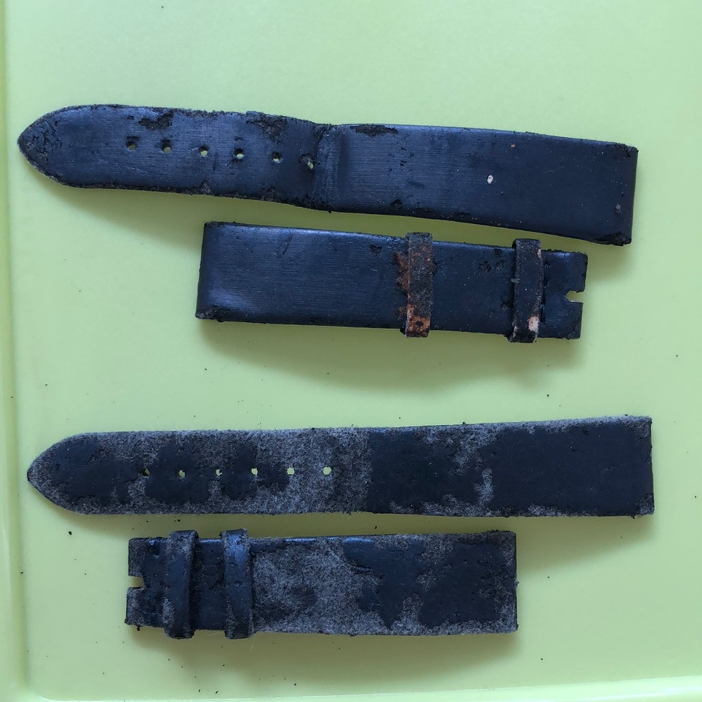 2 NAVY Satin Patek Philippe watchbands